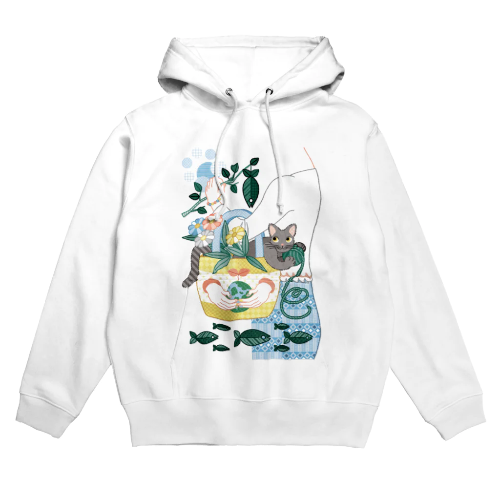 ねことりむし★CAT BIRD INSECTのＮ・ＥＣＯＢＡＧ Hoodie