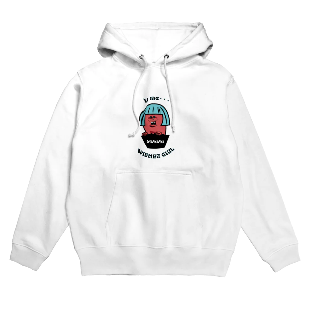 はなぺちゃとそばかすのウィンナーガール Hoodie