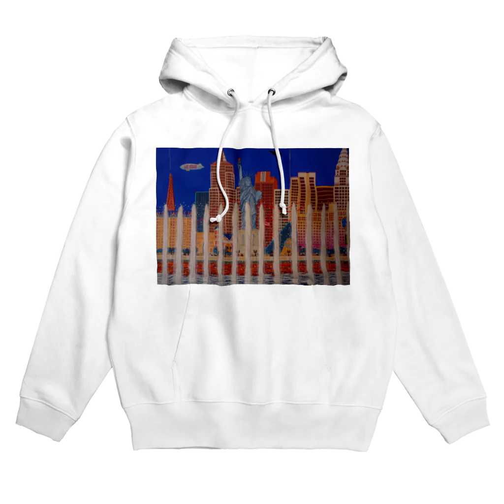 Junie貼り絵グッズのラスベガス Hoodie