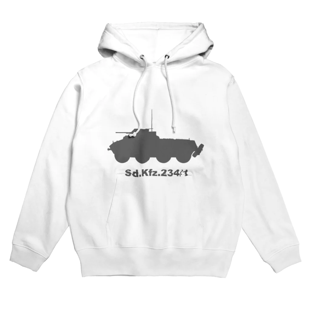 puikkoの8輪装甲車 Sd.Kfz.234/1（グレー） Hoodie