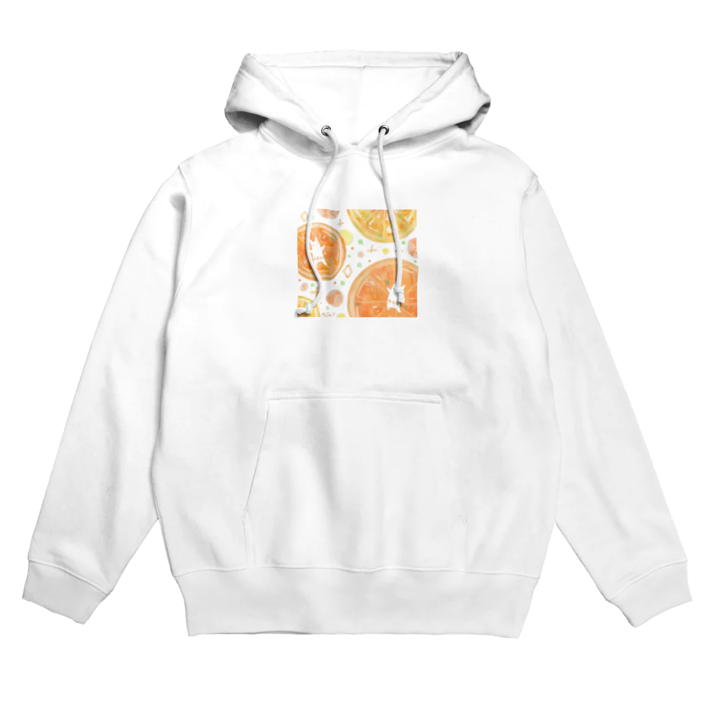 ショップのフレフレ、フレッシュ🍊(白い生き物) Hoodie