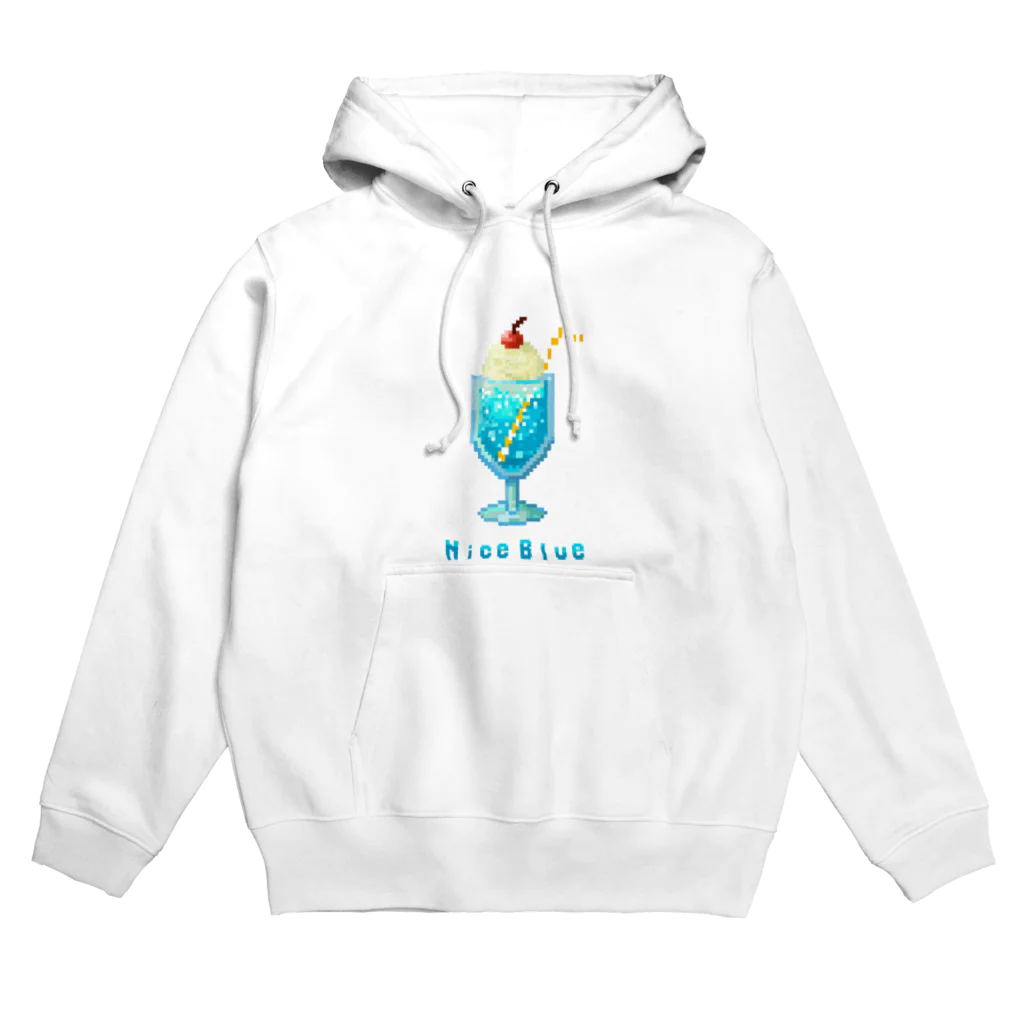 ハルカゼ雑貨店のドットブルークリームソーダ Hoodie