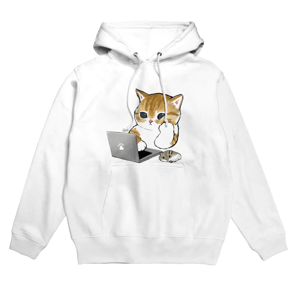 mofusandの在宅勤務にゃん Hoodie