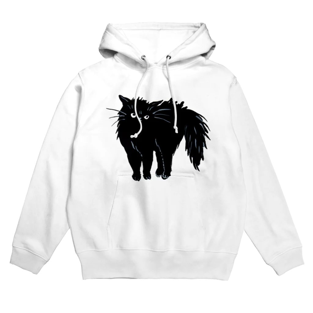 マイマイタケの怒ってます（黒猫） Hoodie