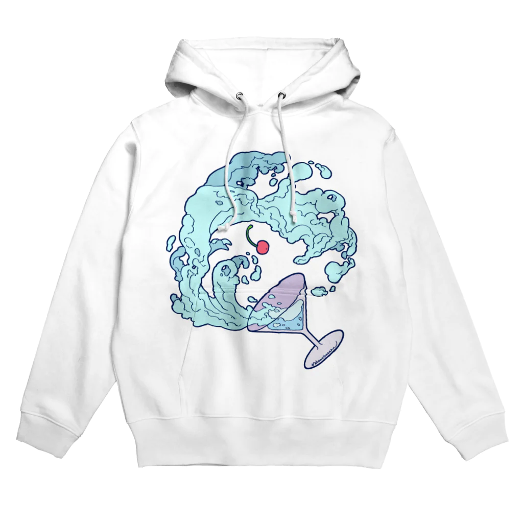 syaaan goodsのカクテルグラスソーダ（淡色） Hoodie