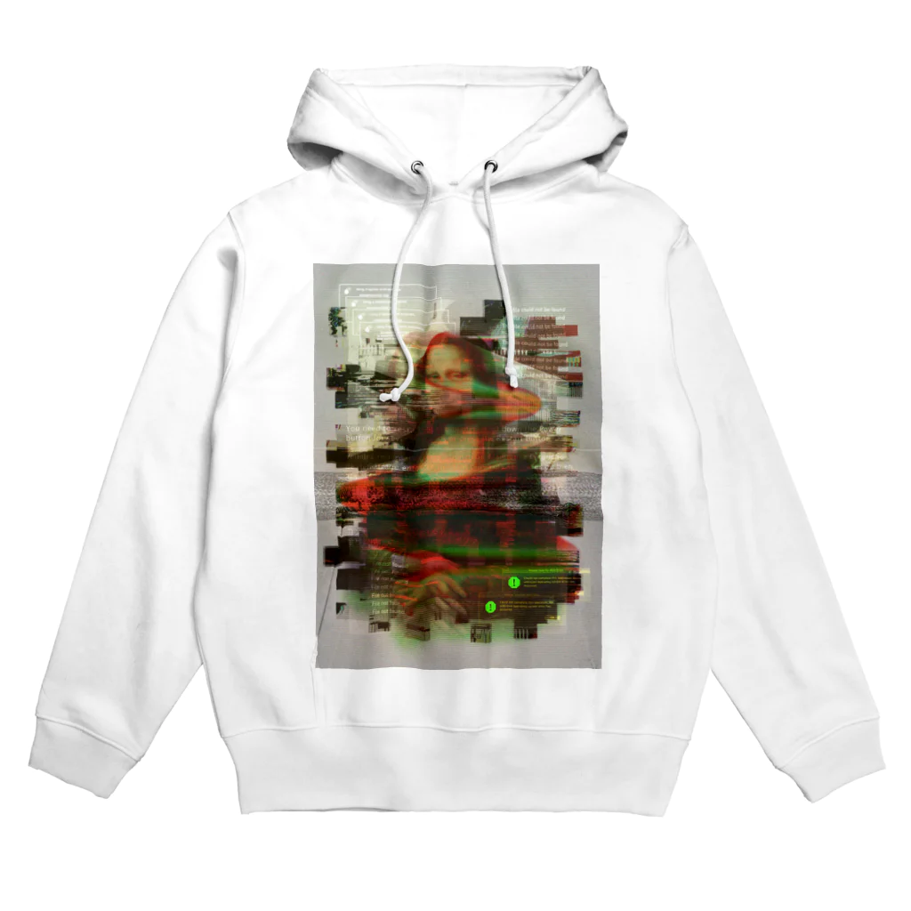 カズシフジイのモナリザコラージュ3 Hoodie