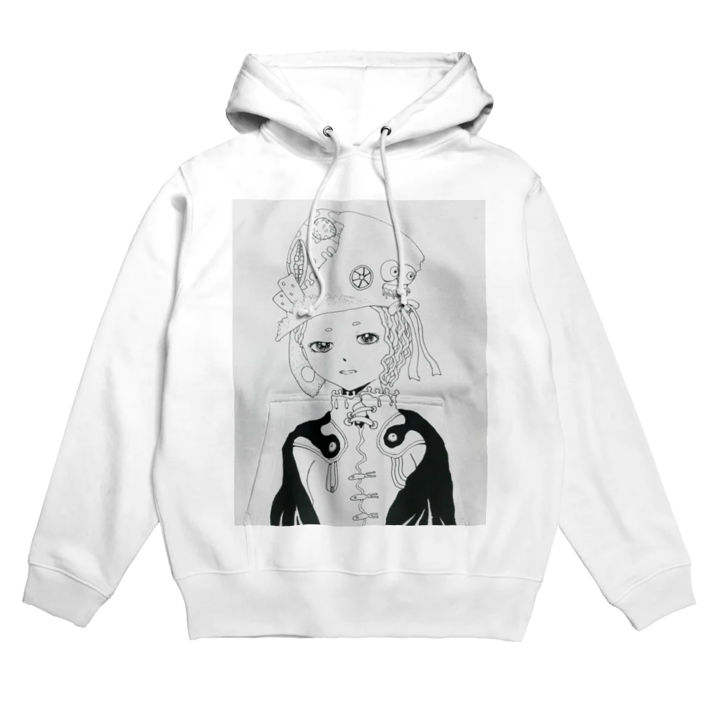 ★ 藤崎幾何 ★ illustrationのナイト Hoodie