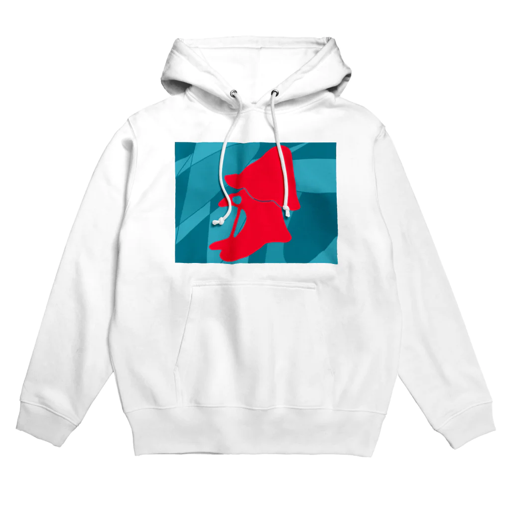 高橋わたがしのわたがしデザイン（青・赤） Hoodie