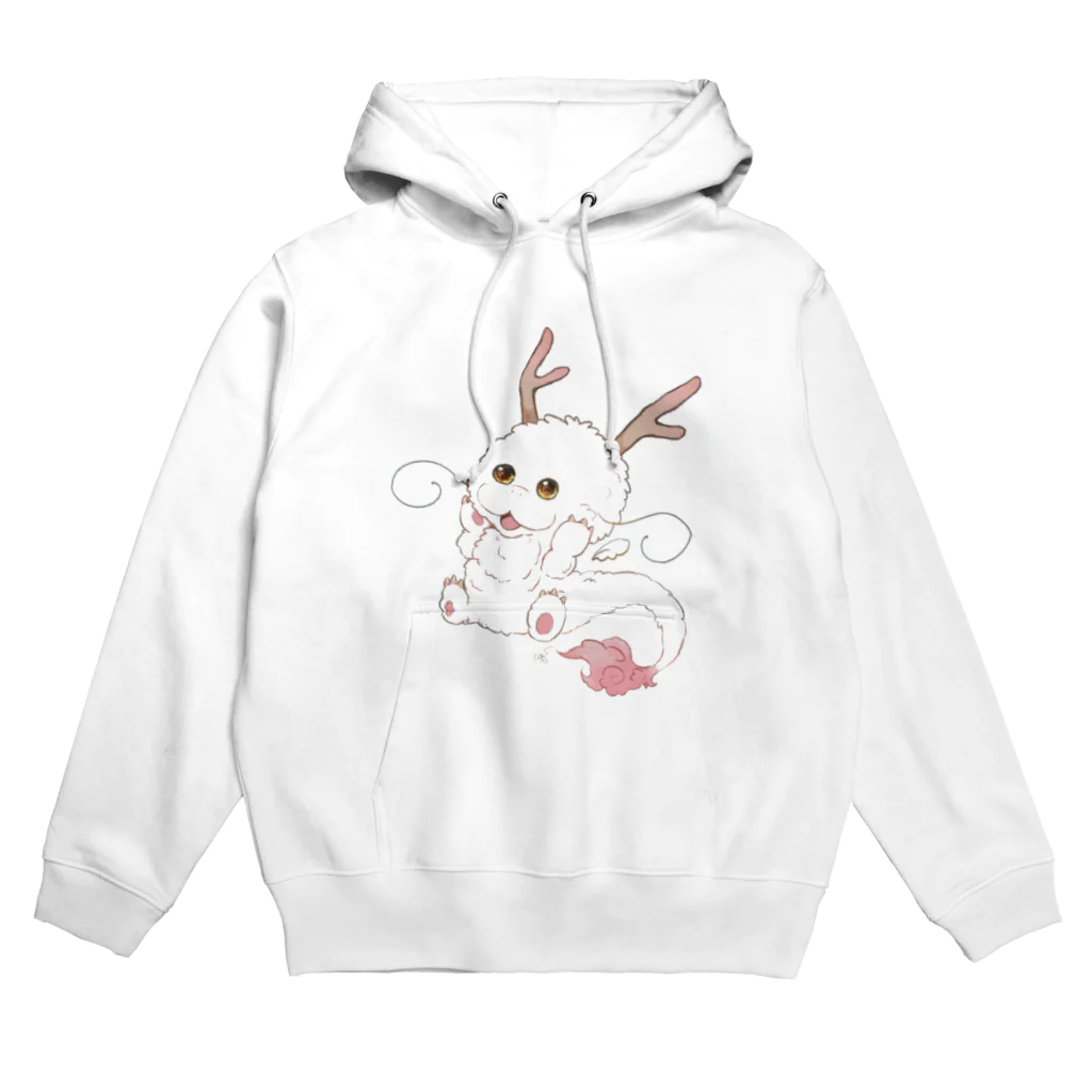 ふわふか商店の幸運を運ぶ♡白龍ちゃん Hoodie