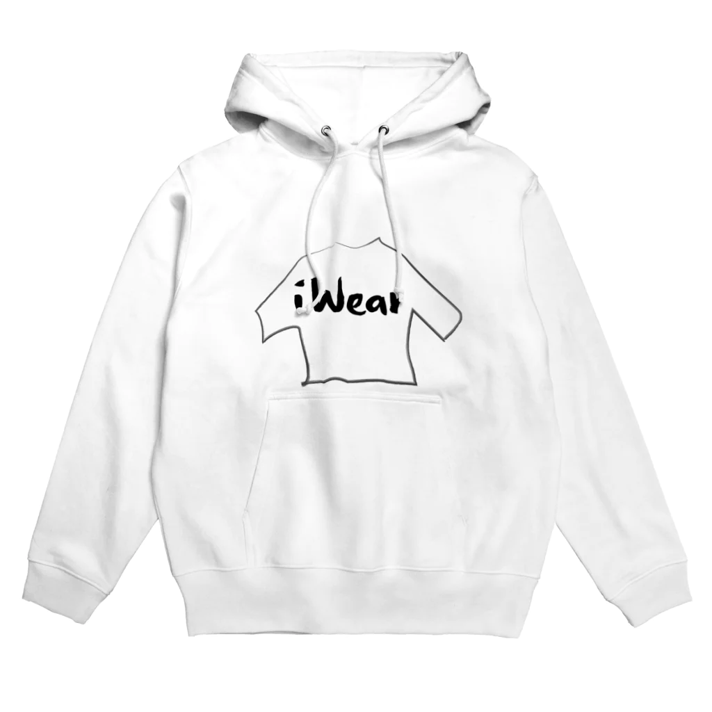 iWearのiWear オフィシャルロゴ Hoodie