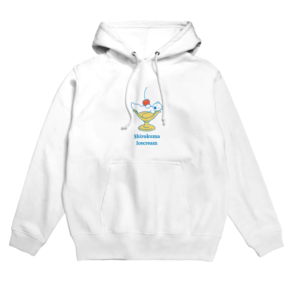 レトロサウナのしろくまアイス Hoodie