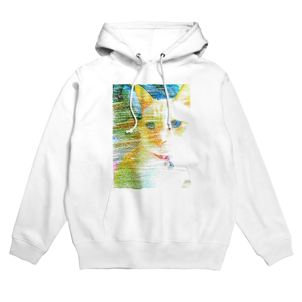 困り猫まつこのお店の困り猫まつこ「パステルシリーズ１」 Hoodie