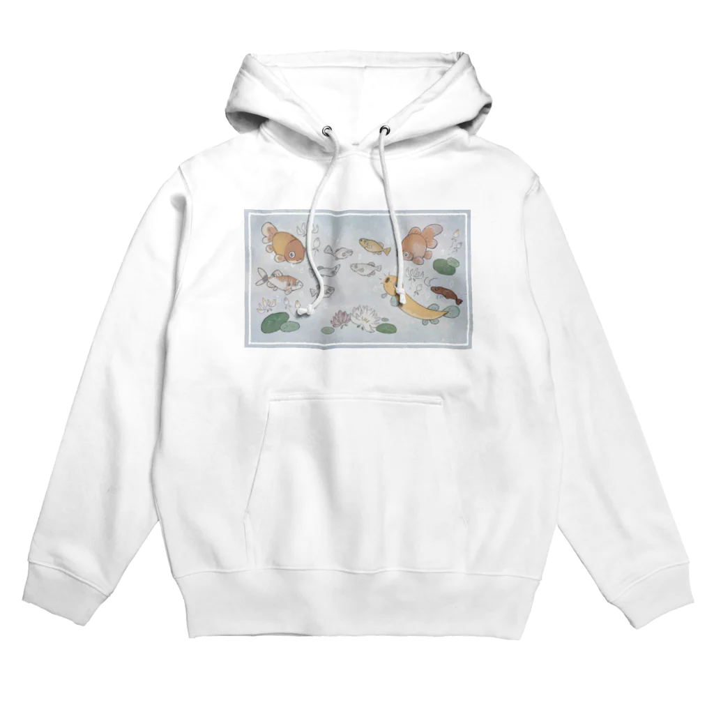 ねこてぃぶの仲良しお魚シリーズとお花 Hoodie