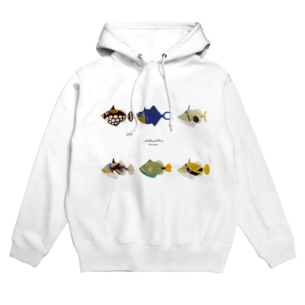 Astrio SUZURI店のモンガラカワハギ Hoodie