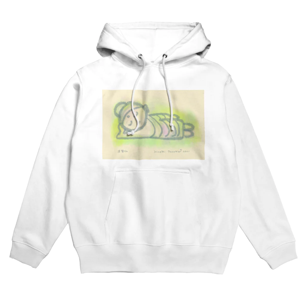 田中ひろみ(usagitv)のゆる仏画「涅槃仏」 Hoodie