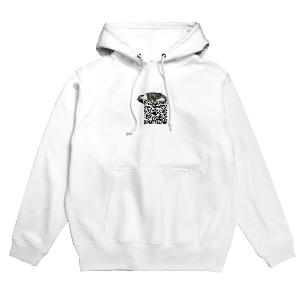 みやた家ショップのねこQRコード Hoodie