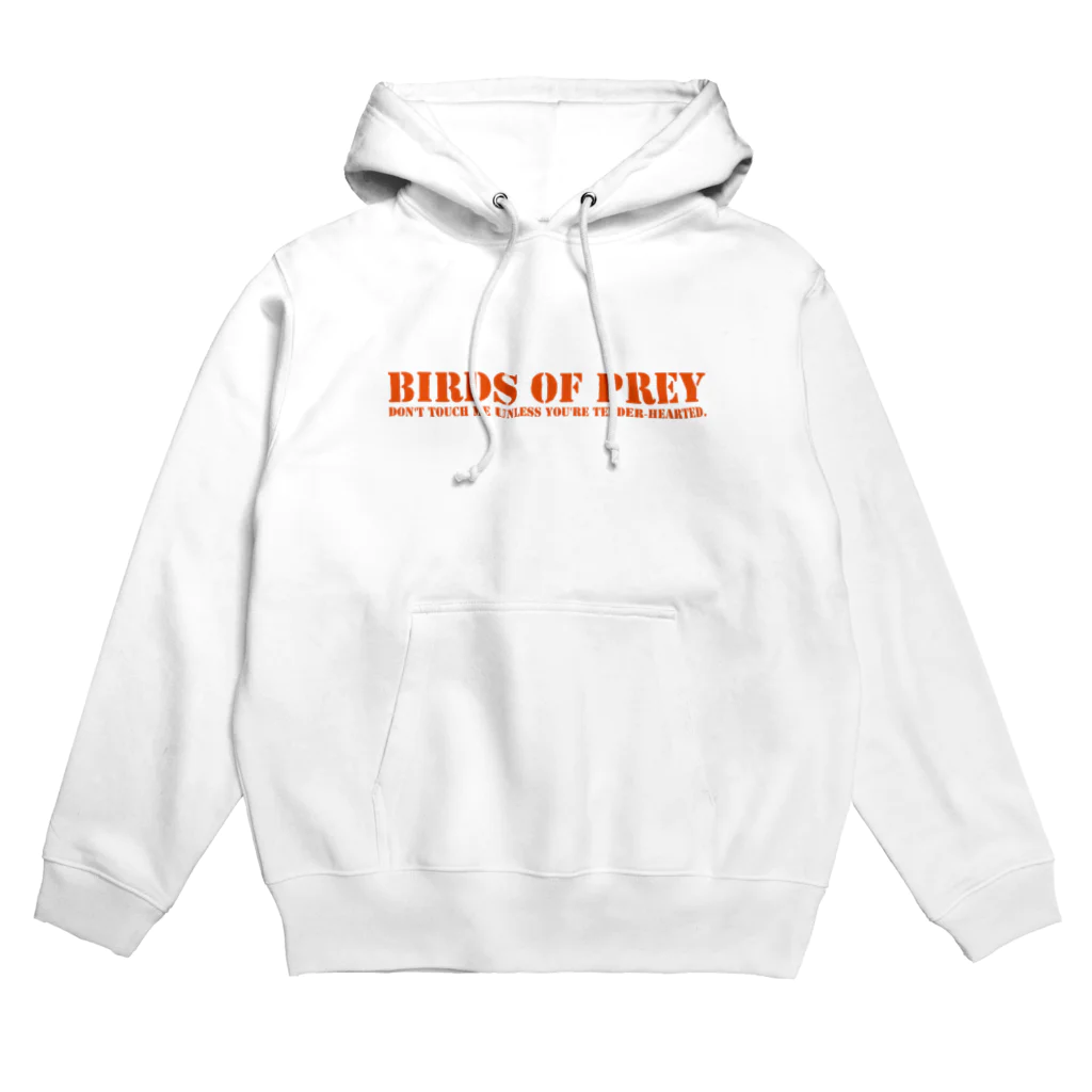 有限会社サイエンスファクトリーのBIRDS OF PREY　橙  Hoodie