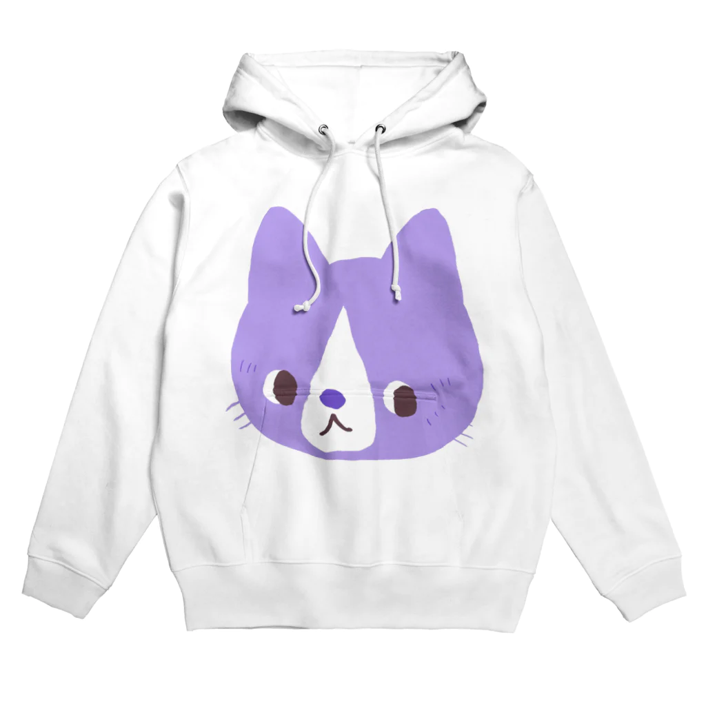 保護猫もいねこのどデカくれよん猫 3 Hoodie