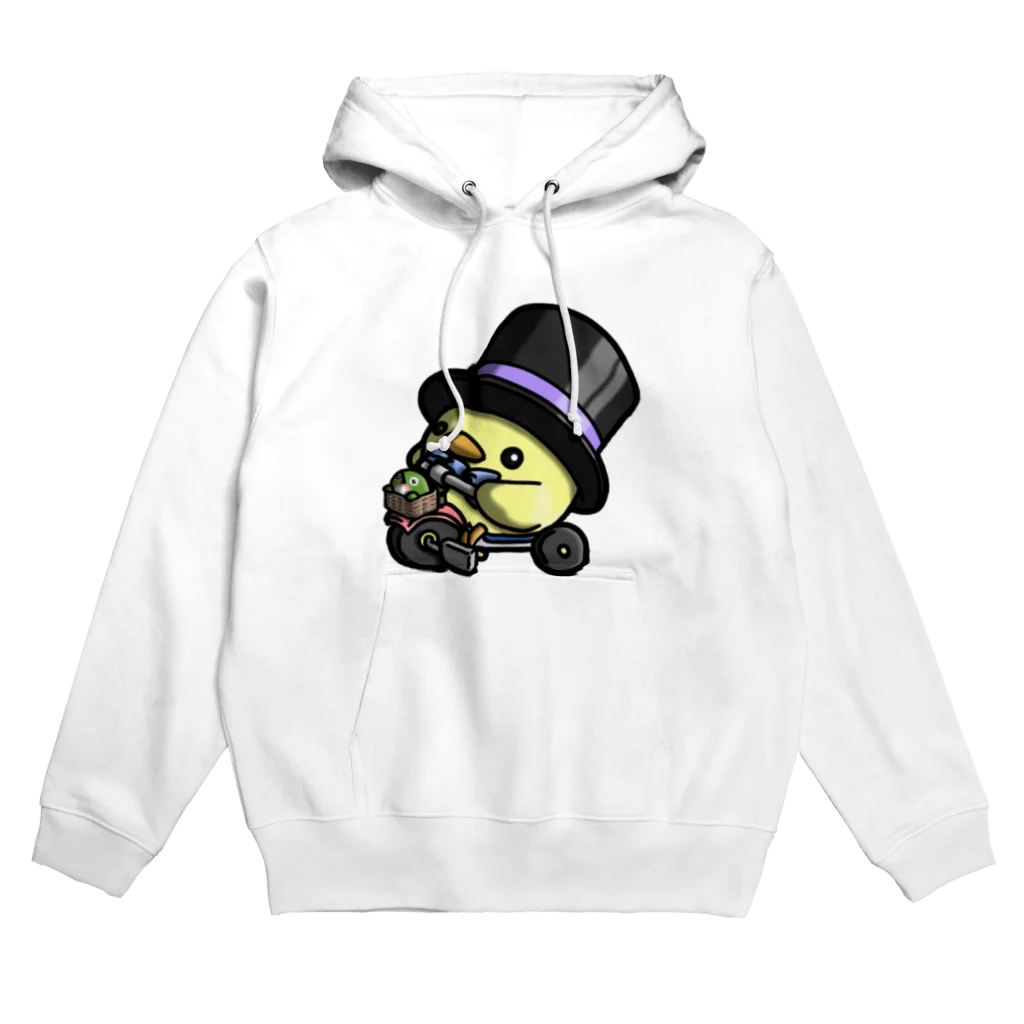 ひよこ男爵とまだむにゃんのひよこ男爵 (安全運転) Hoodie