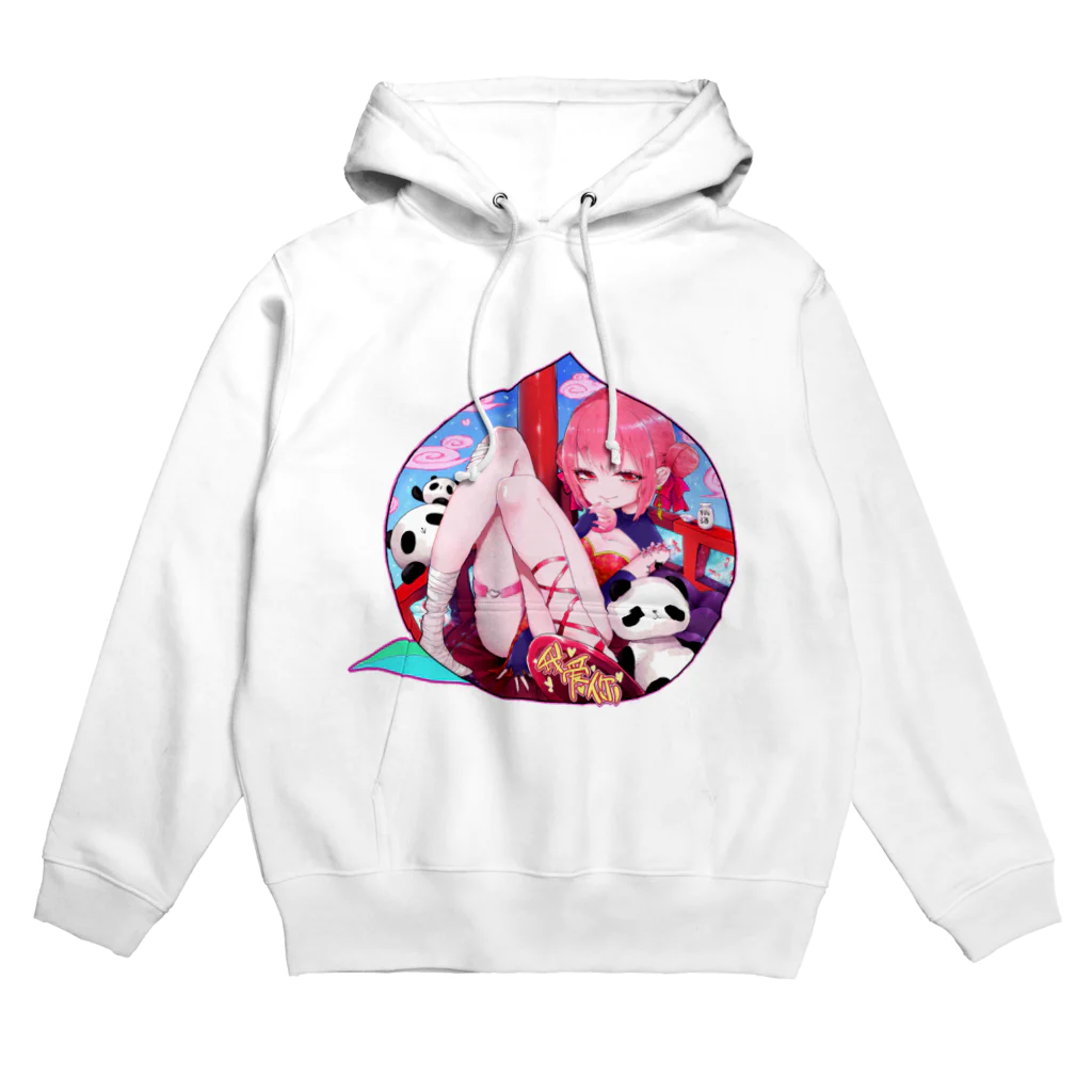 桃色摩天楼のピンクチャイナ娘 Hoodie