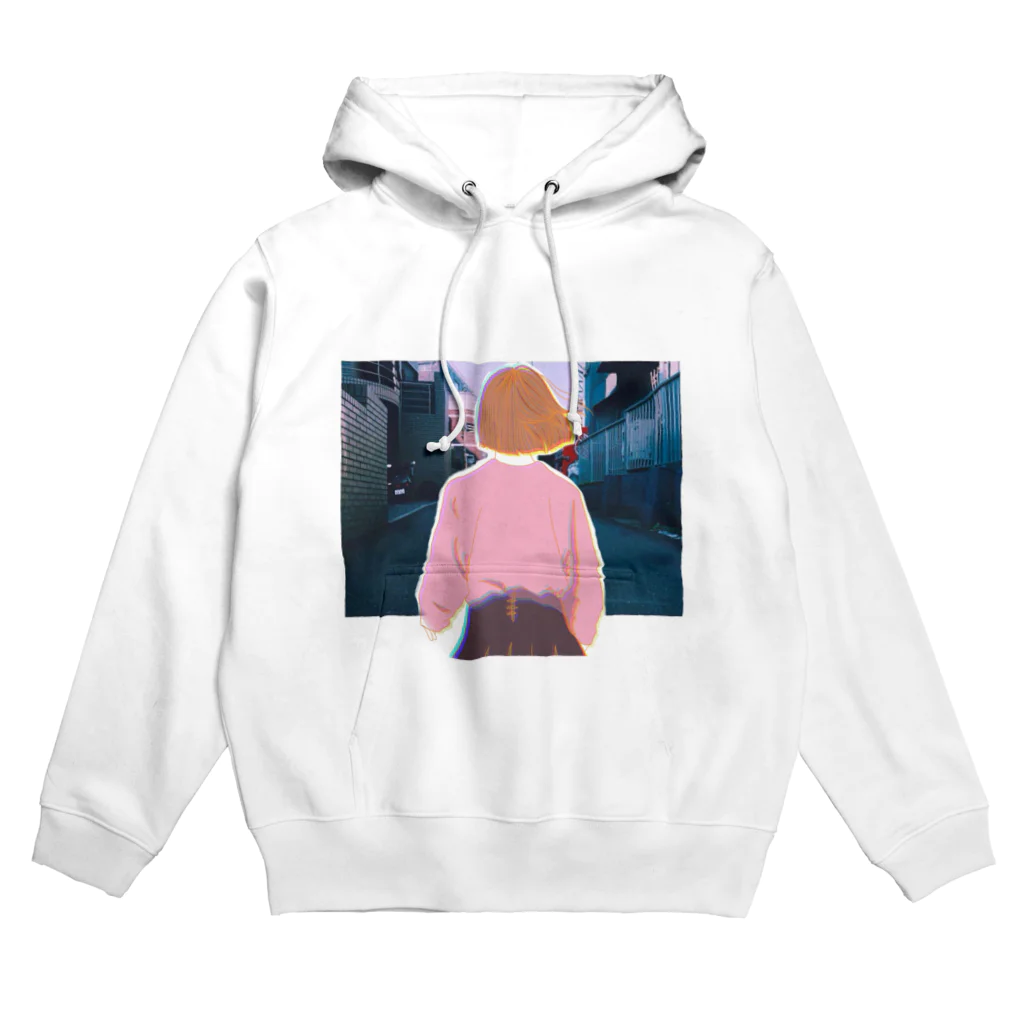 ぺこのあの子の後ろ姿 Hoodie