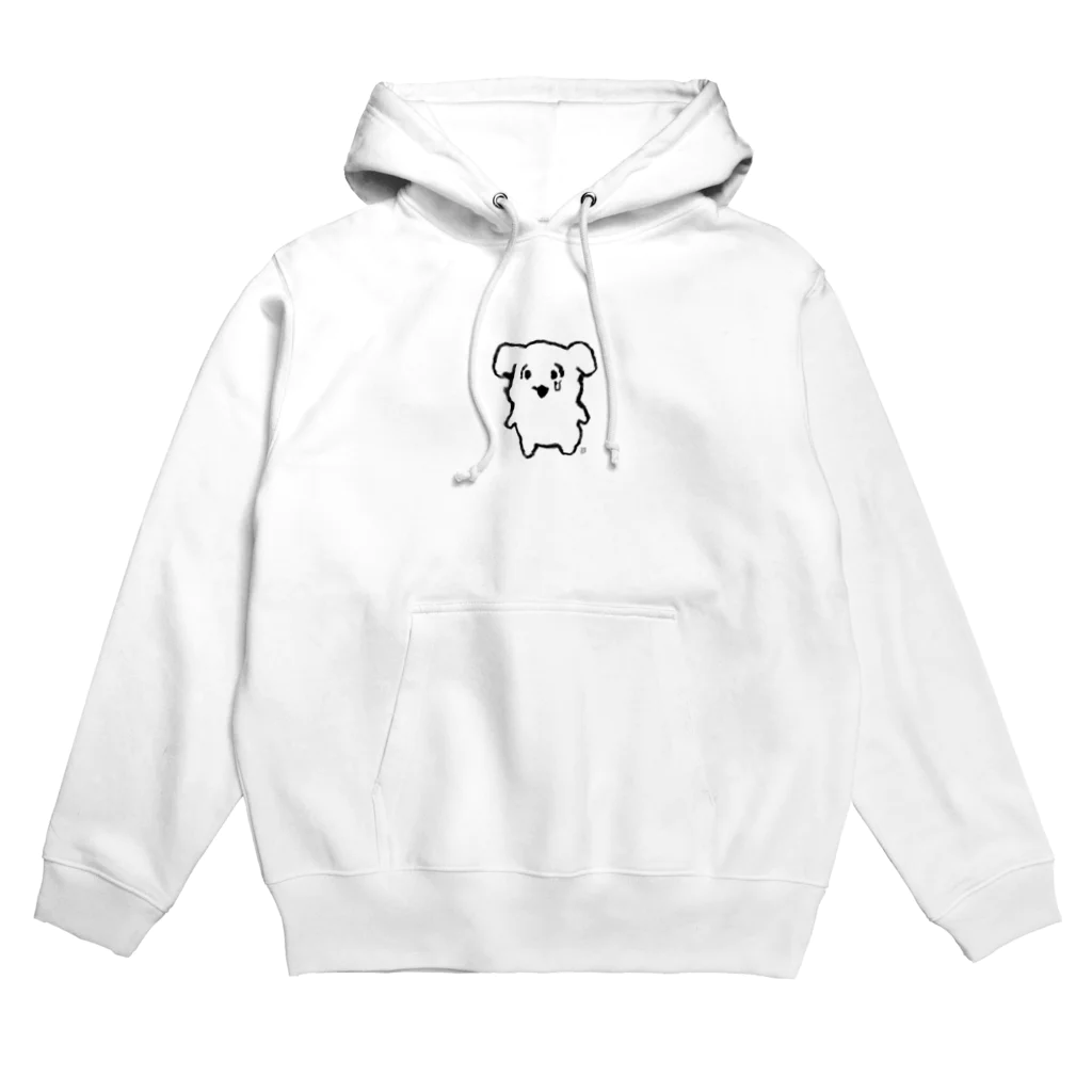 にくまん子のなんで泣いてんのよよT（黒線） Hoodie