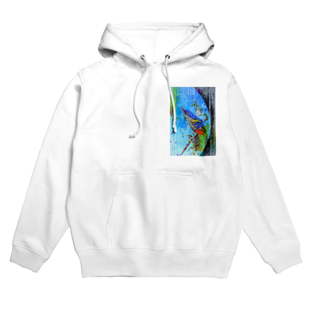 宇宙人ショップの青い鳥 Hoodie