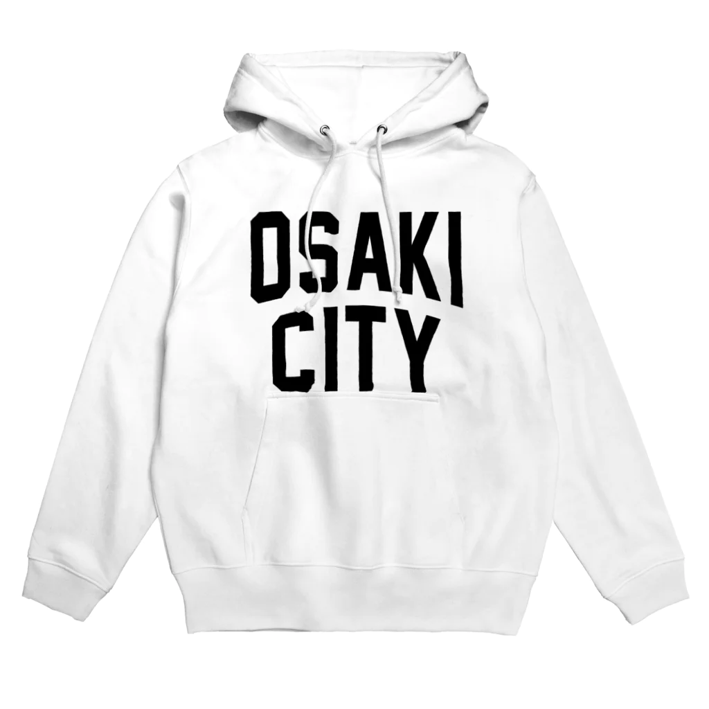 JIMOTOE Wear Local Japanの大崎市 OSAKI CITY　ロゴブラック パーカー