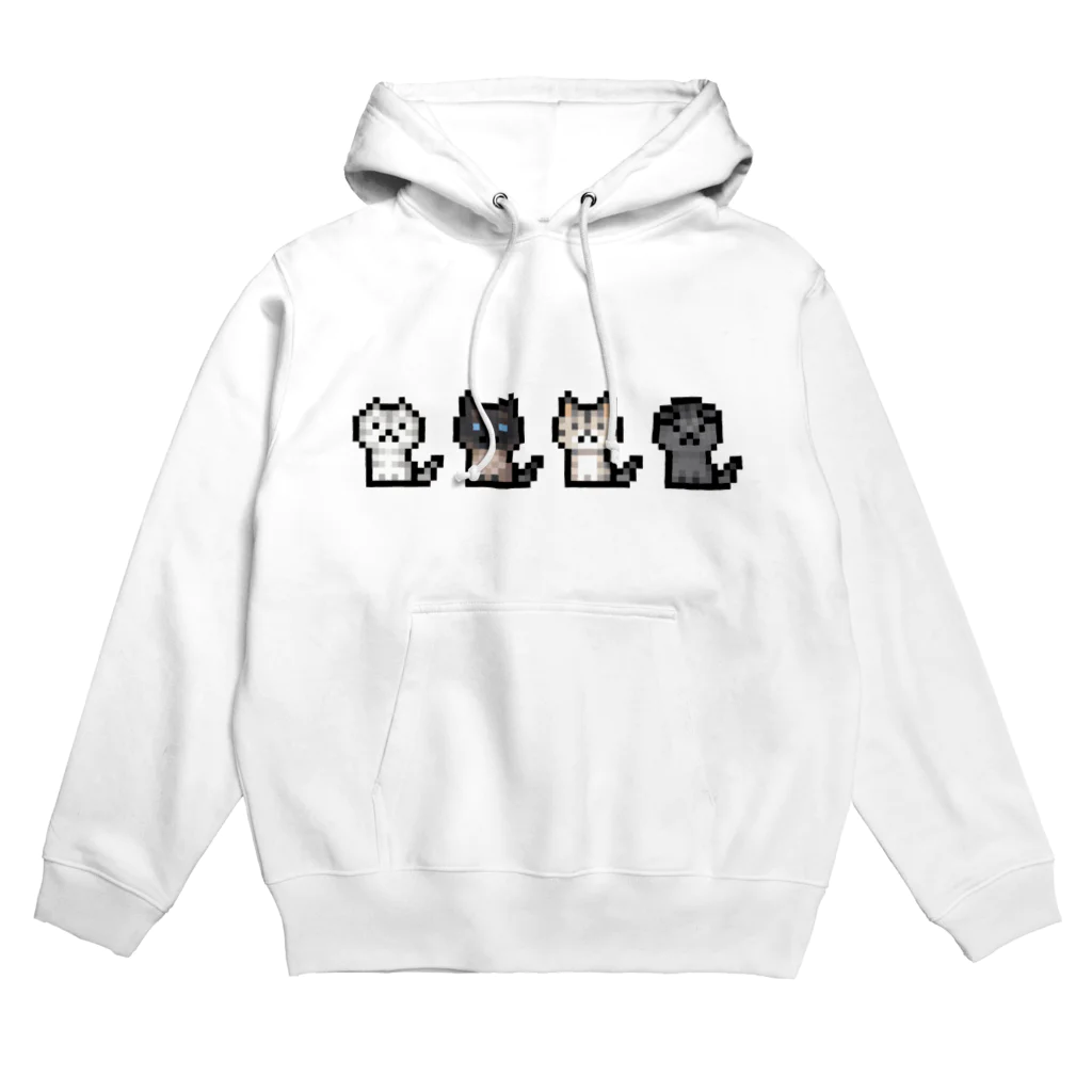 GRADUCAのPixelArt ニャンズ4 Hoodie