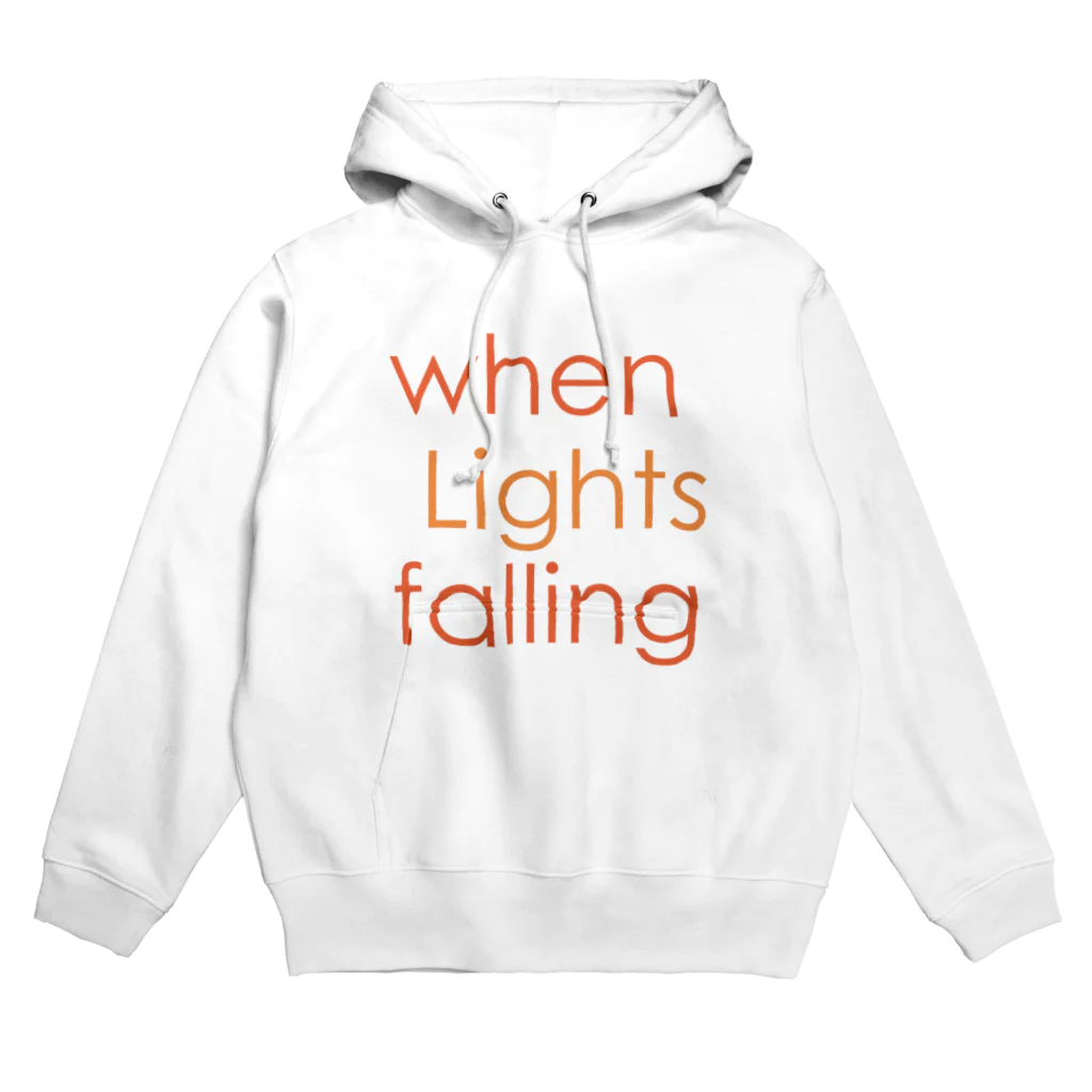 ecoecoecoのwhen Lights falling パーカー