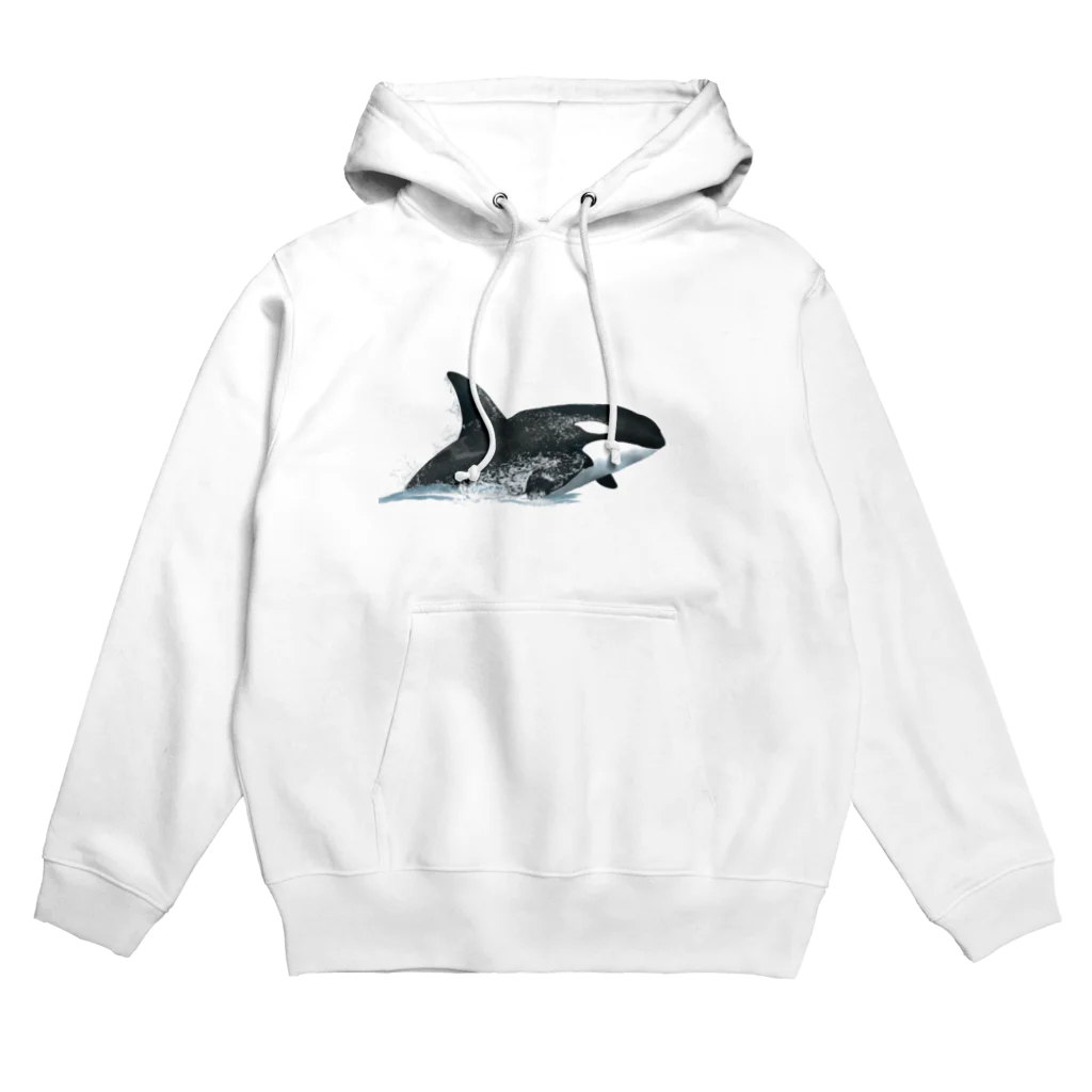 Ori-iro　イルカやシャチをお届け！の走るシャチ Hoodie