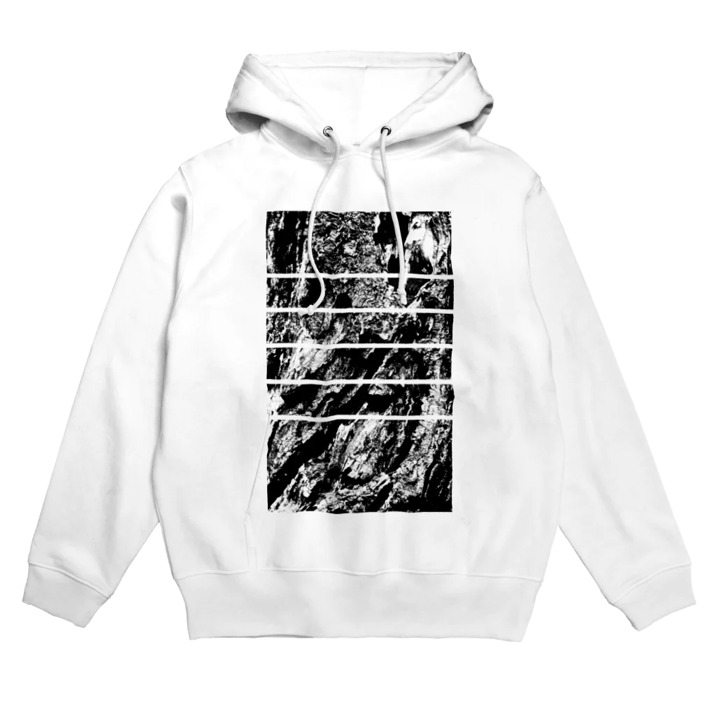 parking_techniqueのカットアップ木 Hoodie