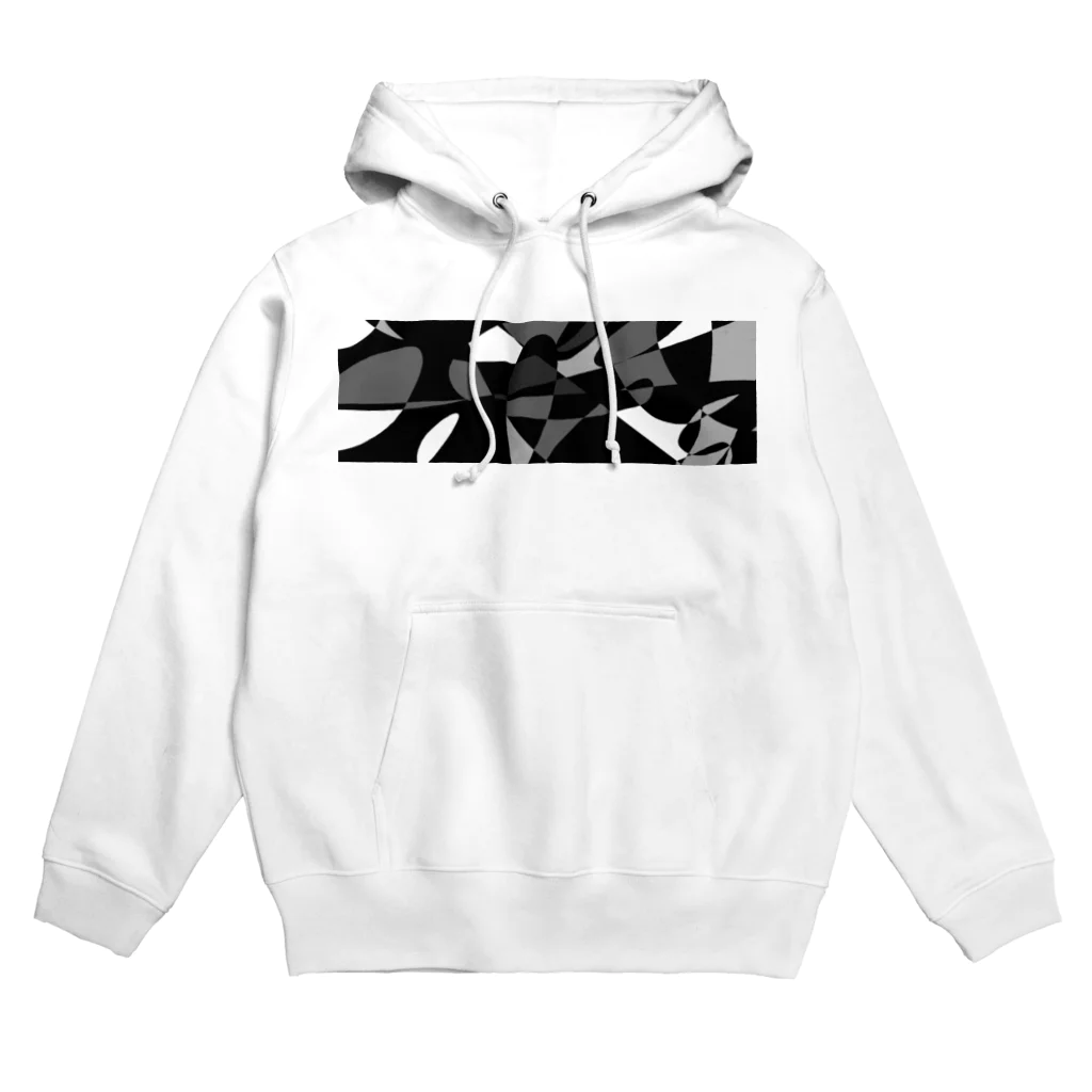 ハヤシ屋のモノクロ自由形 Hoodie