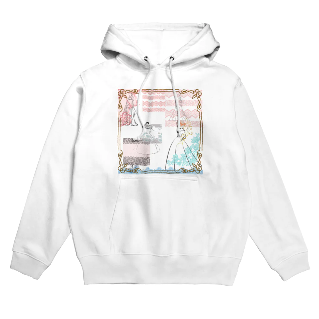 白蓮のドレスデザイン Hoodie