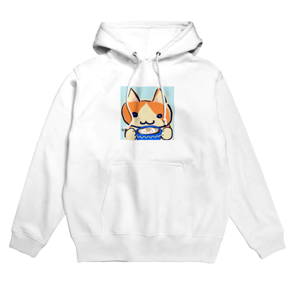 堕落猫のねこちゃんとココア Hoodie