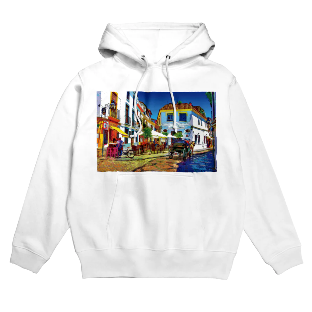 GALLERY misutawoのスペイン コルドバの街角 Hoodie