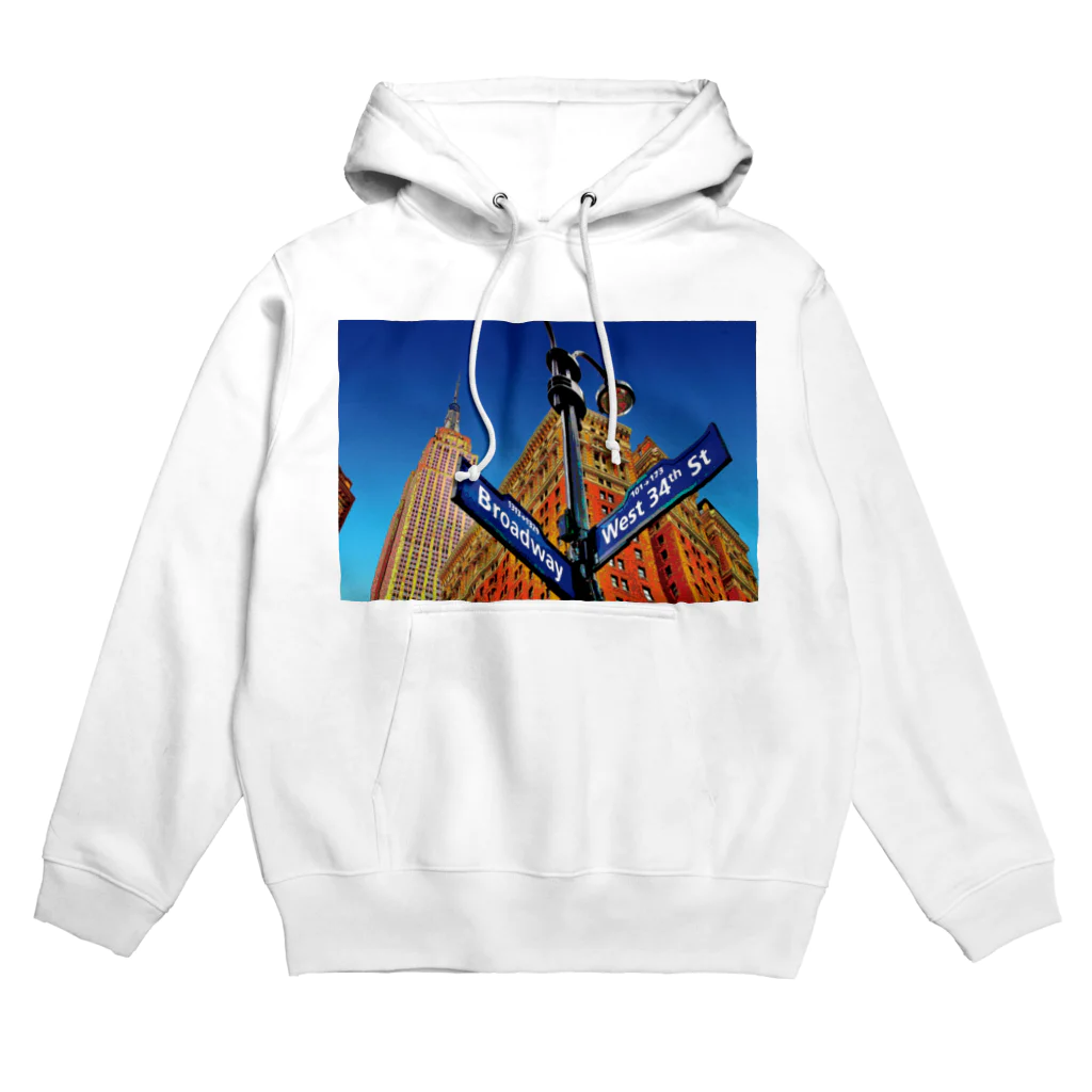 GALLERY misutawoのニューヨーク34thストリート Hoodie