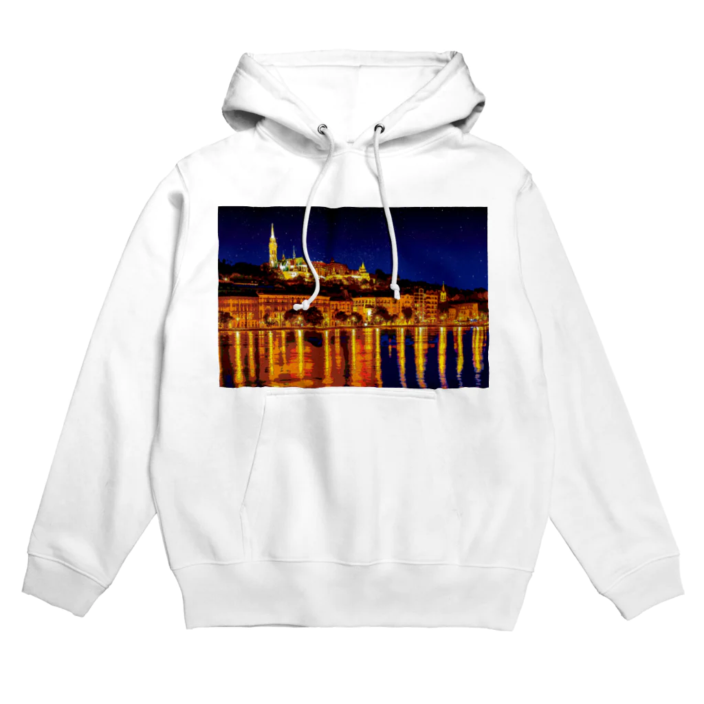 GALLERY misutawoのハンガリー ブダペストの夜景 Hoodie