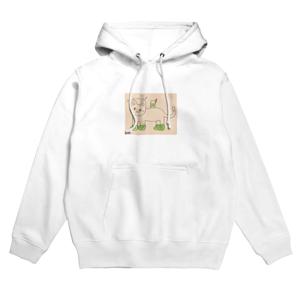 みぽぽぽshopのいまを生きる靴下ねこ Hoodie