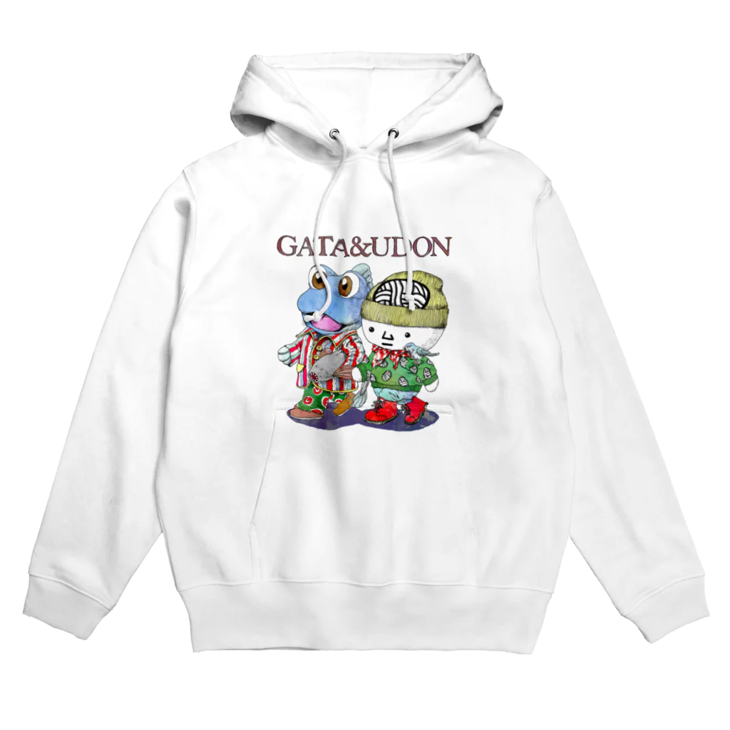 有明ガタァ商会のGATA&UDON Hoodie