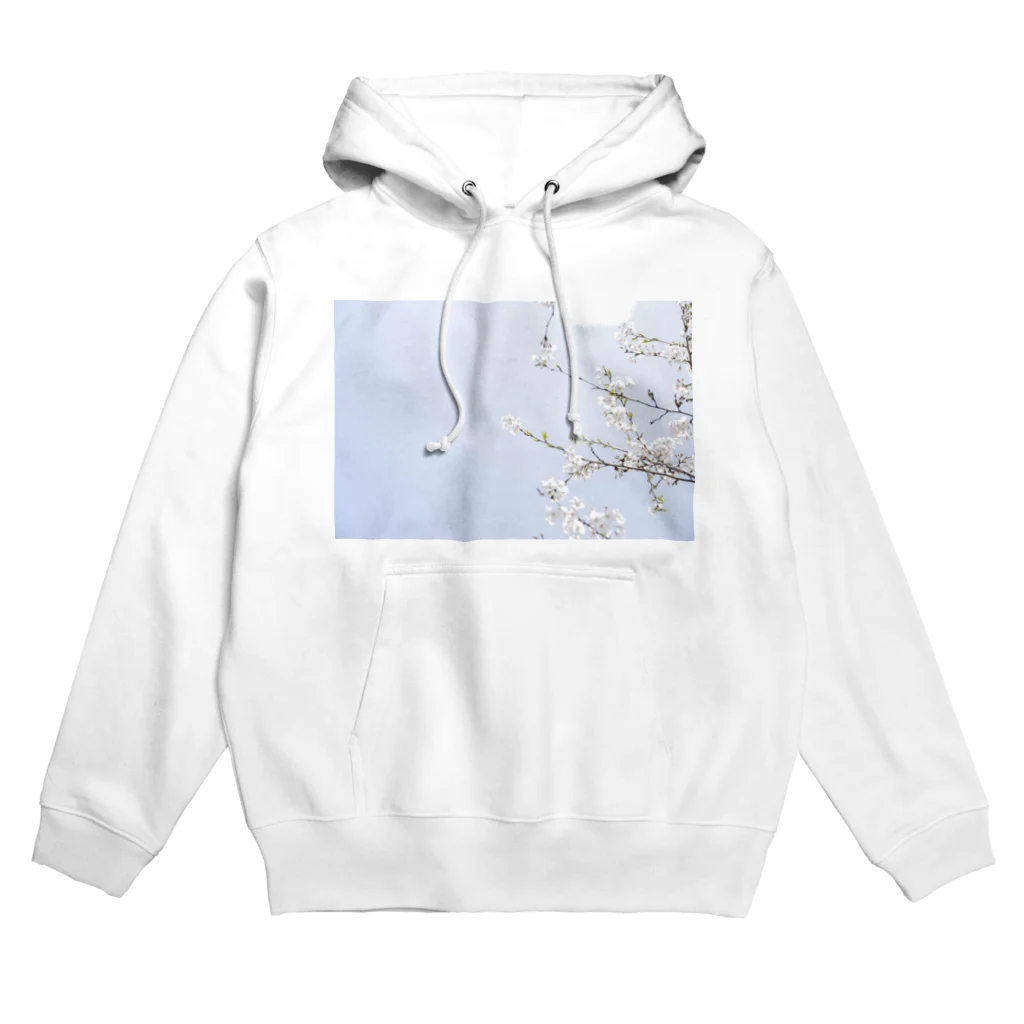 よしえのフォトT・フォトグッズの空と桜 Hoodie