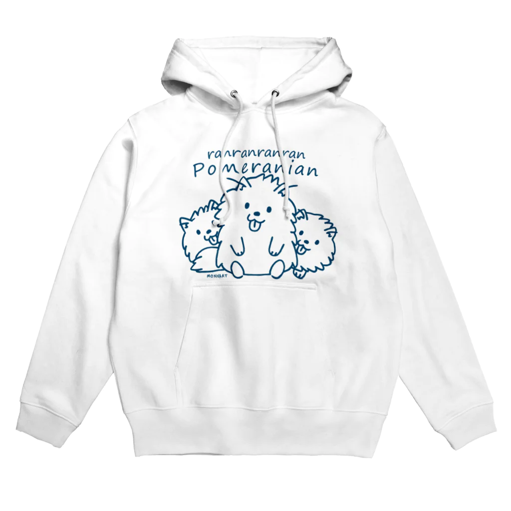 イラスト MONYAAT のらんらんらんらんポメラニアンC*L Hoodie