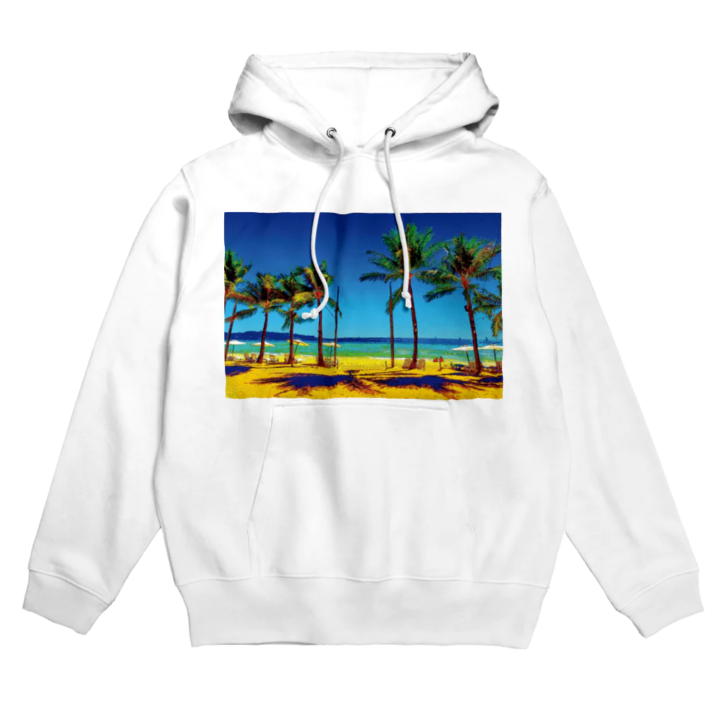 GALLERY misutawoのフィリピン ボラカイ島のビーチ Hoodie