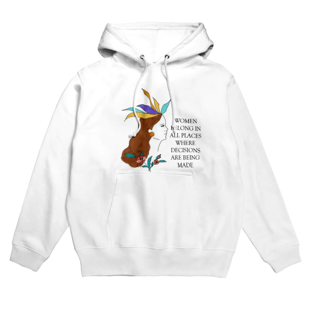 ペンと剣のGirls empowerment -Feminist series Hoodie