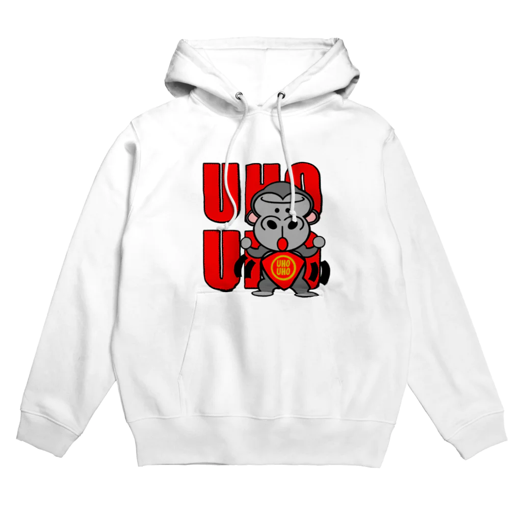 オリジナルデザインTシャツ　SMOKIN'のUHOUHOゴリッキー(腹かけバージョン) Hoodie