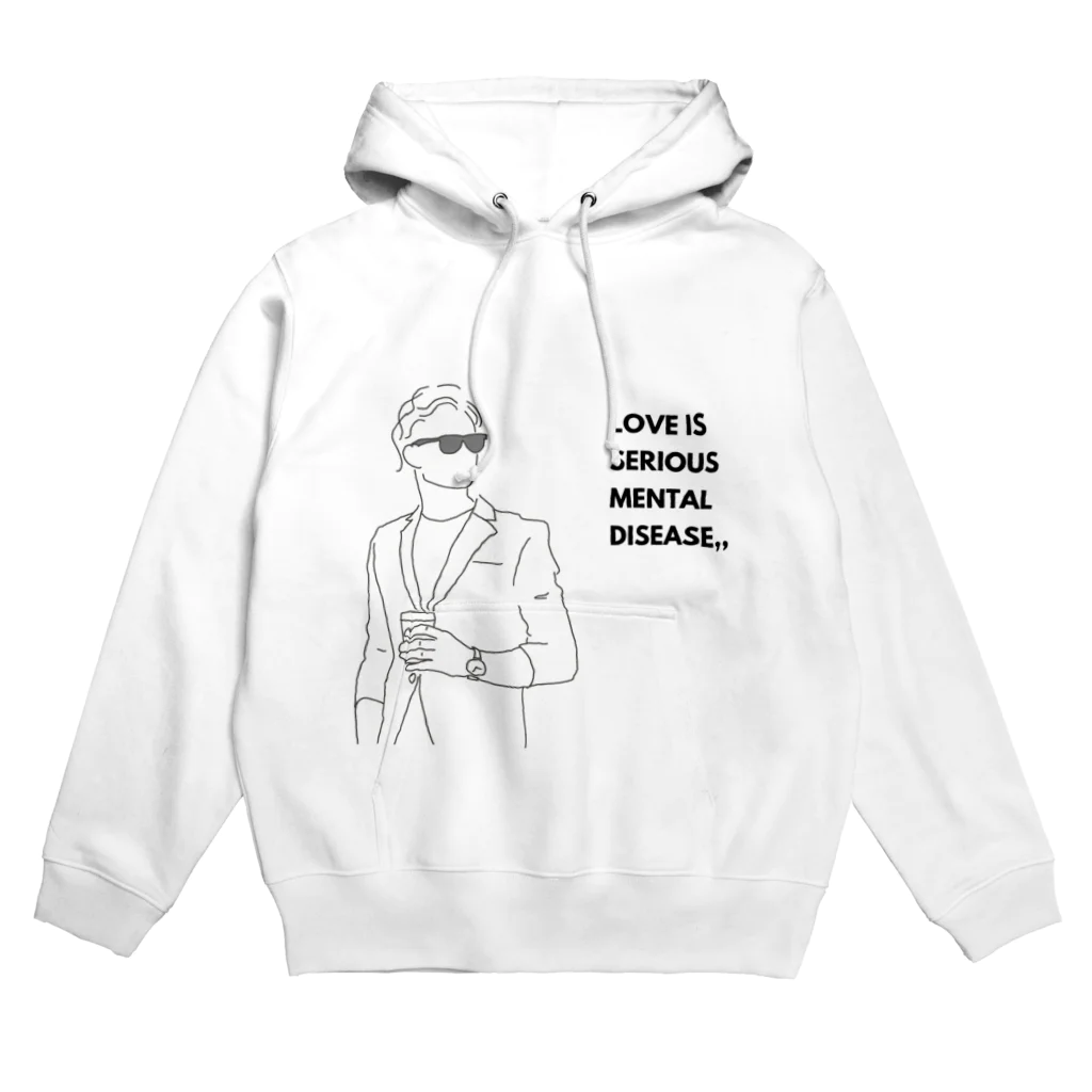 mefy ~ミーフィー~のLove is serious mental disease. Hoodie