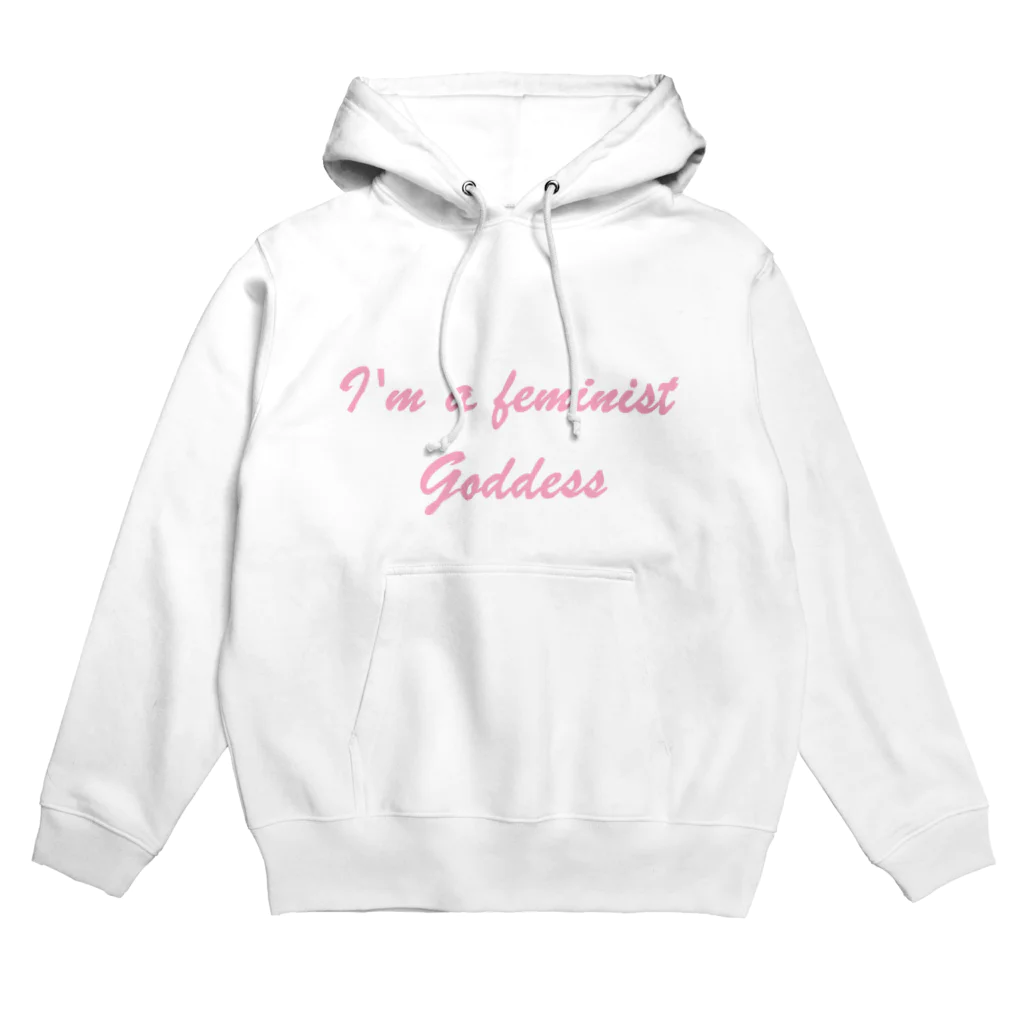 ペンと剣のI'm a feminist goddess 2  パーカー