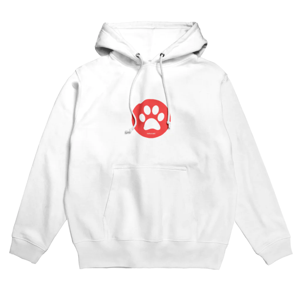 ねこ旅-猫チャンネル公式グッズの猫ちゃん足跡 Hoodie