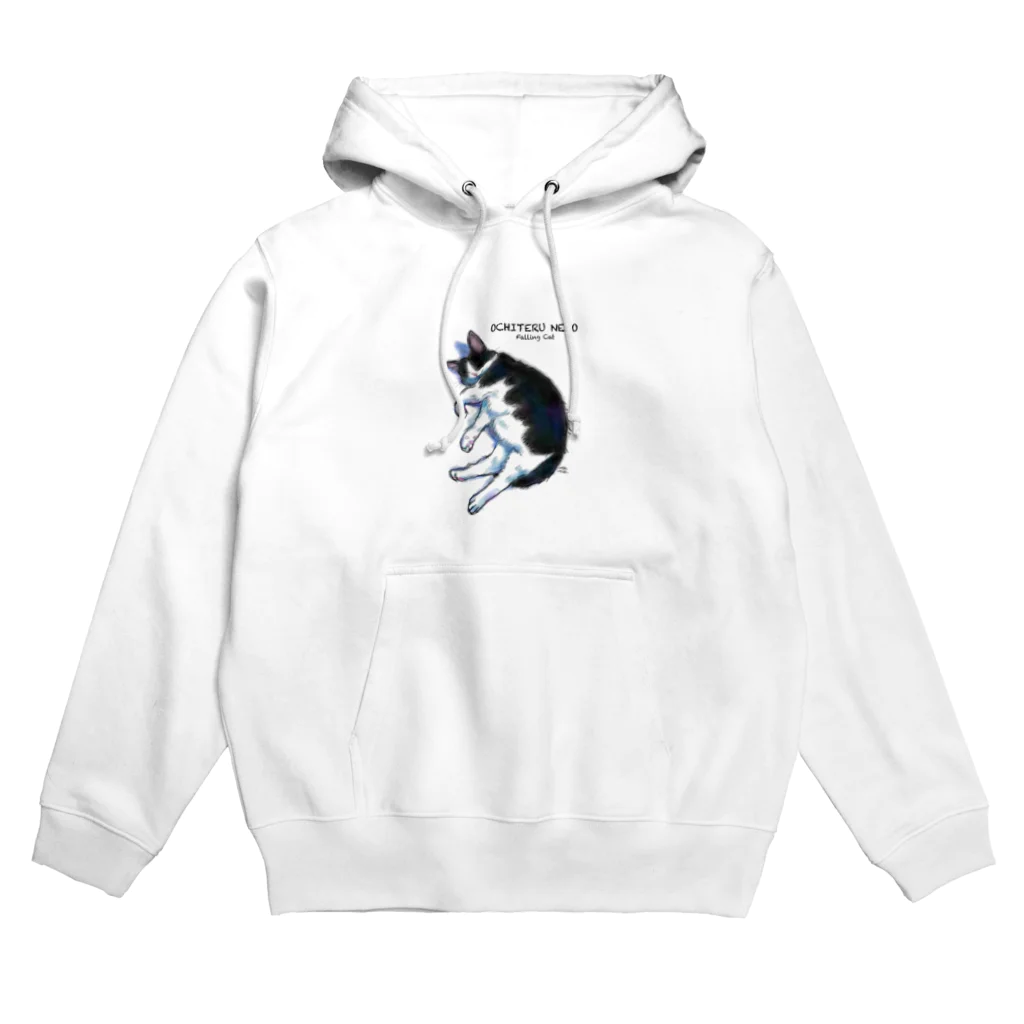 ねこねこ堂の落ちてる猫（ハチワレ） Hoodie