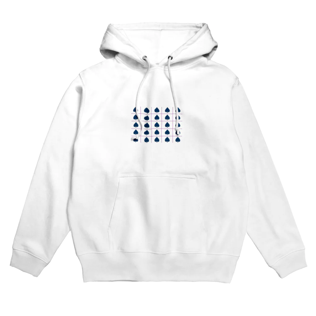 ぴぃのスペード 青 Hoodie